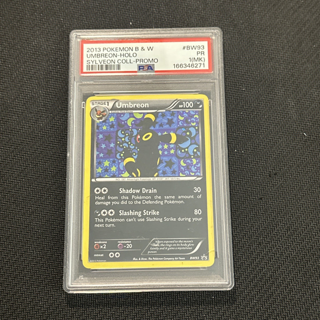 Pokemon TCG Umbreon BW93 2013 Black & White Holo Promo English PSA 1 (MK)