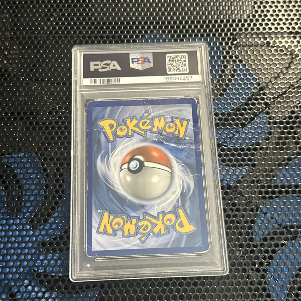 PSA 1 (MK) 2015 Pokemon XY Roaring Skies Full Art Mega M Rayquaza EX 105/108