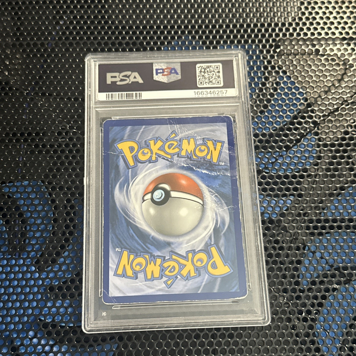 PSA 1 (MK) 2015 Pokemon XY Roaring Skies Full Art Mega M Rayquaza EX 105/108