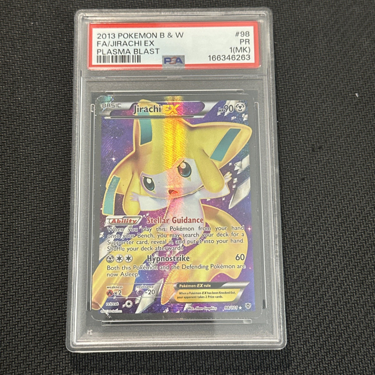 2013 Pokemon Black & White Plasma Blast Jirachi #98/101 PSA 1 (MK)